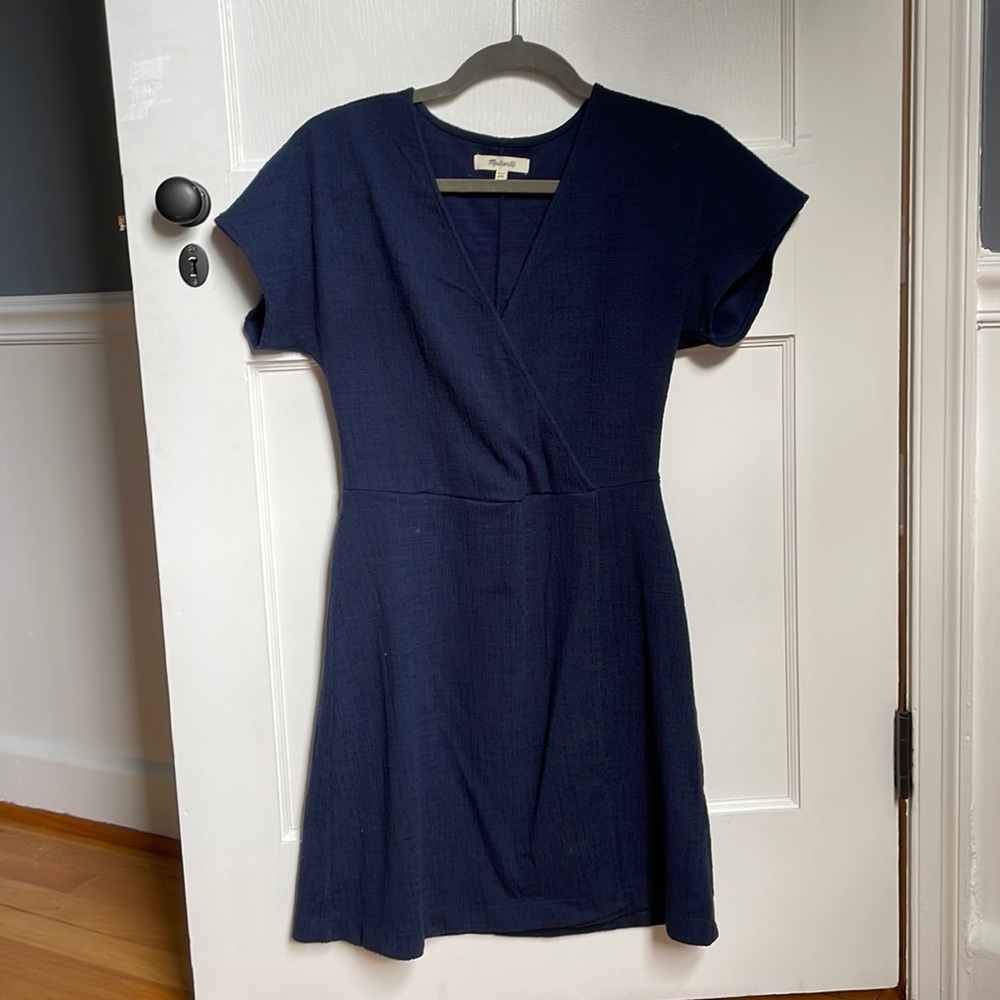 Madewell A-line Navy dress XXS